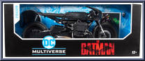 Batcycle from DC Multiverse - Batman Movie manufactured by McFarlane [Front]