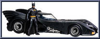Batman & Batmobile (Batman 1989) from DC Multiverse - Basic Series manufactured by McFarlane [Loose]