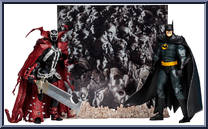 Batman & Spawn (Gold Label) from DC Multiverse - Basic Series manufactured by McFarlane [Loose]