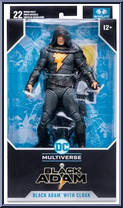 Black Adam (with Cloak) from DC Multiverse - Black Adam manufactured by McFarlane [Front]