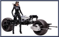 Catwoman and Batpod (Gold Label) from DC Multiverse - Dark Knight Rises manufactured by McFarlane [Loose]