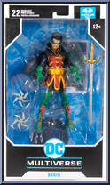Damian Wayne (Robin) from DC Multiverse - Basic Series manufactured by McFarlane [Front]