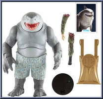 King Shark (Gold Label) from DC Multiverse - Basic Series manufactured by McFarlane [Loose]