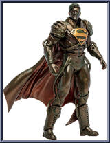Superboy-Prime (Patina) (Gold Label) from DC Multiverse - Infinite Crisis manufactured by McFarlane [Loose]