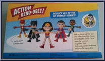 Justice League Set from DC - Action Bend-Deez manufactured by NJ Croce [Back]