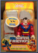 Superman (Slam & Bam Wall) from DC Super Friends - Basic Series manufactured by Mattel [Front]