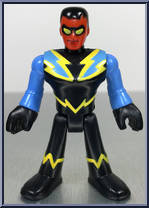 Black Lightning from DC Super Friends - Imaginext Blind Bags 4 manufactured by Fisher-Price [Loose]