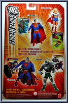 Superman (Black Logo) from DC Super Heroes - Series 4 manufactured by Mattel [Back]