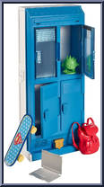 Locker from DC Super Hero Girls - Accessories manufactured by Mattel [Loose]