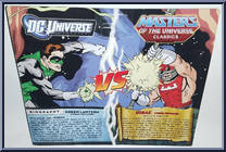 Green Lantern vs. Zodac from DC Universe vs Masters of the Universe - Basic Series manufactured by Mattel [Back]