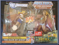 Supergirl vs. She-Ra from DC Universe vs Masters of the Universe - Basic Series manufactured by Mattel [Front]