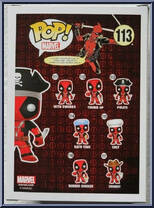Deadpool (Pirate) from Deadpool - Pop! Vinyl Figures manufactured by Funko [Back]