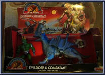 Quasar & Dino-Beast from Defenders of the Planets - Evildoer & Combatant Sets manufactured by Sparkle [Front]