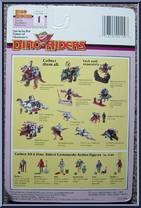 Faze from Dino-Riders - Commando Series manufactured by Tyco [Back]