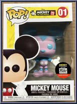 Mickey Mouse (Blue / Pink) from Disney - Mickey True Original Pop! manufactured by Funko [Front]