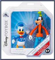 Goofy and Donald from Disney Toybox - Basic Series manufactured by Disney [Front]