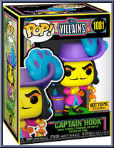 Captain Hook (Blacklight) from Disney Villains - Pop! Vinyl Figures manufactured by Funko [Front]