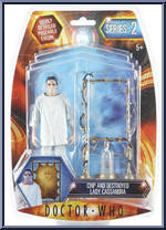 Chip and Destroyed Lady Cassandra from Doctor Who - Series 2 manufactured by Character Options [Front]