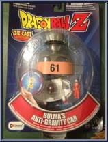 Bulma's Anti-Gravity Car from Dragon Ball Z - Die Cast manufactured by Irwin Toys [Front]