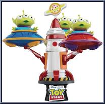 Alien Spin UFO Rocket Action Figure