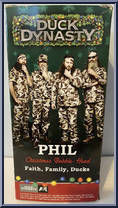 Phil (Christmas) from Duck Dynasty - Wacky Wobblers manufactured by Funko [Back]
