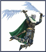 Drizzt & Guenhyvwer from Dungeons & Dragons - Forgotten Realms manufactured by Hasbro [Loose]