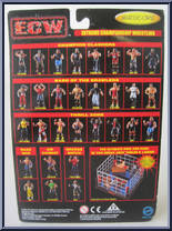 Taz from ECW - Series 4 - Champion Clashers manufactured by Original San Francisco Toymakers [Back]
