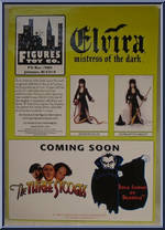 Elvira (with Chainsaw) (Glow in the Dark) from Elvira Mistress of the Dark - Basic Series manufactured by Figures Toy Company [Back]