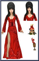 Elvira (Red, Fright, and Boo) from Elvira Mistress of the Dark - Clothed Retro manufactured by Neca [Loose]