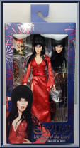 Elvira (Red, Fright, and Boo) from Elvira Mistress of the Dark - Clothed Retro manufactured by Neca [Front]