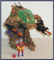 Livanus (with Troop Transport E-Frame) from Exosquad - Light Attack E-Frames manufactured by Playmates [Loose]