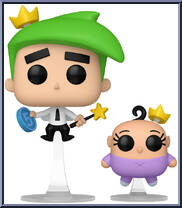 Cosmo & Poof from Fairly OddParents - Pop! Vinyl Figures manufactured by Funko [Loose]