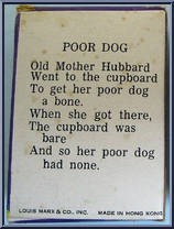 Poor Dog from Fairykins - Basic Series manufactured by Marx [Back]