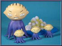 Stewie (Mutant) from Family Guy - Series 2 manufactured by Mezco [Loose]