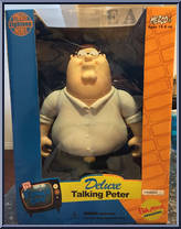 Peter (Deluxe Talking) from Family Guy - Deluxe Talking manufactured by Mezco [Front]