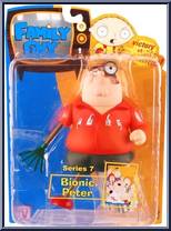 Peter (Bionic) from Family Guy - Series 7 manufactured by Mezco [Front]