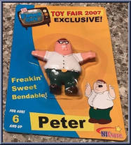 Peter from Family Guy - Bendables manufactured by NJ Croce [Front]