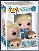 Invisible Woman & Franklin from Fantastic Four: First Steps - Pop! Vinyl Figures manufactured by Funko [Front]