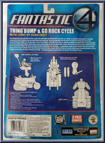 Thing Rock Cycle from Fantastic Four - Movie - Motorized Bump 'N Go manufactured by Toy Biz [Back]