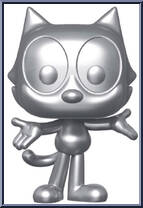 Felix the Cat (Silver) Action Figure