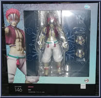 Akaza from Figma - Demon Slayer manufactured by Max Factory [Front]