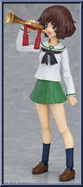 Akiyama Yukari (School Uniform Version) from Figma - Girls und Panzer manufactured by Max Factory [Loose]