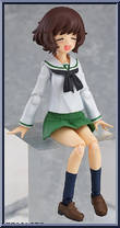 Akiyama Yukari (School Uniform Version) from Figma - Girls und Panzer manufactured by Max Factory [Loose]