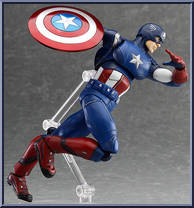 Captain America from Figma - Avengers manufactured by Max Factory [Loose]