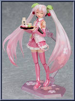 Sakura Miku from Figma - Vocaloid manufactured by Max Factory [Loose]