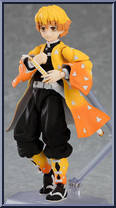 Zenitsu Agatsuma from Figma - Demon Slayer: Kimetsu no Yaiba manufactured by Max Factory [Loose]