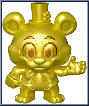 Freddy (Gold) from Five Nights at Freddy's - Mystery Minis manufactured by Funko [Loose]