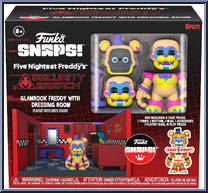 Glamrock Freddy with Dressing Room from Five Nights at Freddy's - Snaps! manufactured by Funko [Front]