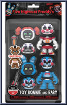 Toy Bonnie and Baby from Five Nights at Freddy's - Snaps! manufactured by Funko [Front]