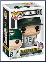 Aaron Rodgers (Color Rush / White) (Packers) from Football - Pop! Vinyl Figures manufactured by Funko [Front]